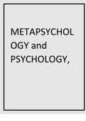 METAPSYCHOLOGY and PSYCHOLOGY, METAPSYCHIATRY and PSYCHIATRY, METAPSYCHOTHERAPY and PSYCHOTHERAPY. A new Theory of the Psyche, Mental Disorders and Their Psychotherapy - in Particular Schizophrenia. (Preprint) Author: Torsten Oettinger