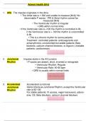 Advent health ekg (latest 2023 2024 update) questions and verified answers with diagrams and illustrations 100% correct