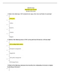 LDR 531 FINAL EXAM-Week 6 Final Exam-30QA (Version 2) Week VI Final Exam, Verified And Correct Answers