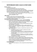 Biotechnology: Exam 2 Study Guide