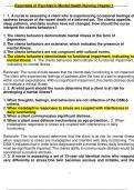 Test bank davis advantage for townsend’s essentials of psychiatric mental health nursing, 9th edition by karyn i. morgan - chapters 1-32, 9781719645768  rationals included