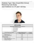 Diabetes Type I New Onset/DKA Clinical Reasoning Case Study,GRADED A.