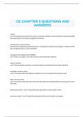 CE CHAPTER 5 QUESTIONS AND ANSWERS