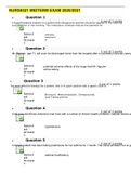 NURS6521 MIDTERM EXAM 2020/2021