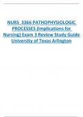 COMBINED NURS 3366 EXAM STUDY MATERIALS LATEST UPDATED GUIDE TONPASS YOUR EXAM|A+ GRADED|PACKAGE DEAL