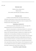 PSYC2005.WK5Assgn.doc  PSYC 2005  Relationship Analysis  Bachelor of Science in Human Services,   Walden University   PSYC 2005/FPSY 2005/HUMN 2005: Social Influences on Behavior   Relationship Analysis  According to social psychologist Arthur Aron, human