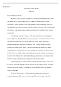 Nurs 6351 week 1 discussion.docx    NURS 6351  Discussion Question: Week 1  NURS 6351  Discussion Question: Week 1  Beginning a career as a nurse educator is both exciting and intimidating because of the role change and new responsibilities that come with