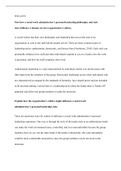 6070 Wk 3 Discussion 1.docx  WK3-6070  Post how a social work administrator™s personal leadership philosophy and style may influence a human services organization™s culture.  A social worker has their own philosophy and leadership that can set the tone of