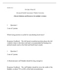 1 NURS 6512 Week 2 Quiz Latest 2021  Walden University.docx  NURS 6512   HA Quiz Week 02  Advanced Health Assessment: Walden University  (Recent Solutions and Resources for multiple versions)        Question 1  2 out of 2 points  Which lying position is u