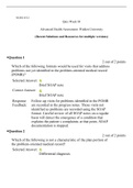 1 NURS 6512 Week  3 Quiz Latest 2021  Walden University.docx  NURS 6512    Quiz Week 03  Advanced Health Assessment: Walden University  (Recent Solutions and Resources for multiple versions)  ï‚·Question 1    2 out of 2 points  Which of the following form