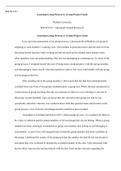 WK9Assgn.docx  SOCW 6121  Assessing Group Process 4: Group Project Goals  Walden University  SOCW 6121 : Advanced Clinical Practice II   Assessing Group Process 4: Group Project Goals  In my previous assessment of my group process, I discussed the difficu