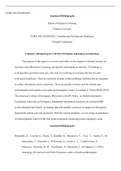 WK8Assign.extension.docx    NURS  5051/NURS 6051  Annotated Bibliography  Master of Science in Nursing  Walden University  NURS  5051/NURS 6051: Transforming Nursing and Healthcare   Through Technology  Telemetry Monitoring for COVID-19 Patients and Impro