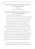 WK8Assgn.docx (2)    SOCW 6121  Human Trafficking: Opening Exercises in Group Intervention for Adolescent Girls who were Victims of Human Trafficking  Walden University  SOCW 6121 : Advanced Clinical Practice II   Human Trafficking: Opening Exercises in G