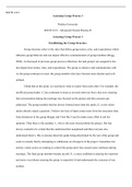 WK7Assgn2.docx  SOCW 6121  Assessing Group Process 3  Walden University  SOCW 6121 : Advanced Clinical Practice II   Assessing Group Process 3  Establishing the Group Structure  Group structure refers to the rules that define group norms, roles, and expec