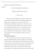 WK6Assgn.extension.docx  Running head: The Institutional Review Board Process  PUBH 6245  Final Project: The Institutional Review Board Process PUBH 6245: Applied Research in Public Health   Walden University   The Intuitional Review Board (IRB) holds the