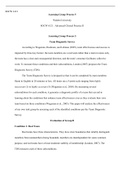 WK11Assgn.docx (2)  SOCW 6121  Assessing Group Process 5  Walden University  SOCW 6121 : Advanced Clinical Practice II   Assessing Group Process 5  Team Diagnostic Survey  According to Wageman, Hackman, and Lehman (2005), team effectiveness and success is