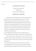 Week1assign.extension persuasion.edited.docx  PSYC 3007  Analyzing Persuasive Communications  Bachelor of Science in Psychology,   Walden University  PSYC 3007: Influence and Persuasion  Analyzing Persuasive Communications  Perloff defines persuasion as a