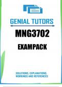 MNG3702 EXAMPARK WITH NGN QUESTIONS AND OMPLETE WELL EXPLAINED ANSWERS WITH RATIONALE 100% CORRECT VERIFIED BY EXPERTS AND GRADED A+ LATEST UPDATE 2024[ALREADY PASSED]