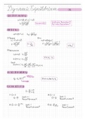 Ch 16 Dynamic Equilibrium