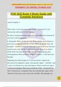 PCB 3233 Exam 4 Study Guide with Complete Solutions