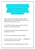 ORACLE FCCS CERTIFICATION EXAM 2024 LATEST UPDATED 400  QUESTIONS WITH DETAILED  VERIFIED AND 100%CORRECT  ANSWERS ACTUAL BRAND-NEW EXAM GRADED A+