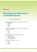 STRATEGIES FOR ENHANCEMENT FOR FOOD PRODUCTION