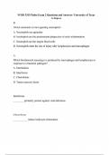 NURS 5315 Patho Exam 2 Questions and Answers- University of Texas Arlington