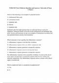 NURS 5315 Test 2 Elselvier Questions and Answers- University of Texas Arlington