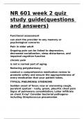 NR 601 week 2 quiz study guide(questions and answers)