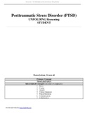 Posttraumatic Stress Disorder (PTSD) UNFOLDING Reasoning | Marcus Jackson, 34 years old