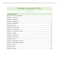 Biologie samenvatting examenstof 2021 Nectar 4, 5 en 6 vwo