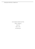 COUN 5279 Unit 9 Assignment: Individual Career Plan FINAL Anthony J. Murgatroyd Dr. Howard Jacobs