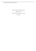 Exam (elaborations) NUR 3894 Module 9 Assignment Nursing Newsletter Chamberlain College of Nursing (NUR 3894 Module 9 Assignment Nursing Newsletter Chamberlain College of Nursing)