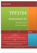 TPF3704     Assessment 51  ASSESSMENT 51 – PORTFOLIO-DUE 29 AUGUST 2024 GRADE 2 LESSONS - 1 WEEK  LESSON 1 – MANAGEMENT IN FOUNDATION PHASE (MFP2601) –  GRADE 2 