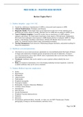 MED SURG 209 | Med Surg II - MASTER HESI Review ; (Kidney stone, Calcium metabolism). Fortis College Of Nursing.