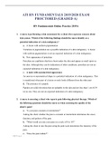 ATI RN FUNDAMENTALS 2022 EXAM PROCTORED (GRADED A)