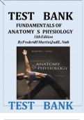 TEST BANK FUNDAMENTALS OF ANATOMY S PHYSIOLOGY 11thEdition ByFredericHMartiniJ, udiL.Nath