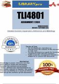 TLI4801 Assignment 2 Semester 2 2024 (658416) - DUE 17 September 2024