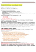 RNSG 2208 - Final Exam Study Guide. 