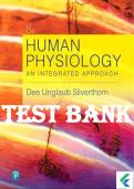 Test Bank - Human Physiology: An Integrated Approach 8th Edition by Dee Unglaub Silverthorn