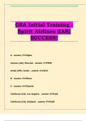 GSA Initial Training - Spirit Airlines (IAH) SUCCESS!