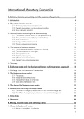 Summary of chapters 2-5 of International Monetary Economics