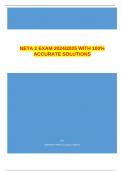 NETA 2 EXAM 2024/2025 WITH 100% ACCURATE SOLUTIONS