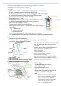 Samenvatting algemene menselijk fysiologie Van Hoof