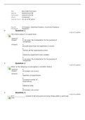 BIOL 1408 Final Exam Questions and Answers- Straighterline University