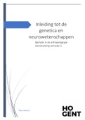 Volledige samenvatting genetica + neurowetenschappen 