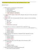 BIOCHEMIST 3023 Biochem Exam 2 all in all/ Biochem Exam 2 - 2020