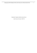 Exam (elaborations) NUR 550 Benchmark Population Health Literature Review Chamberlain College of Nursing (NUR 550 Benchmark Population Health Literature Review Chamberlain College of Nursing)