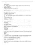 NR 324  CRITICAL CARE EXAM 1