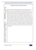 NR 439 Week 3 Assignment: Problem-PICOT-Evidence Search (PPE) Worksheet